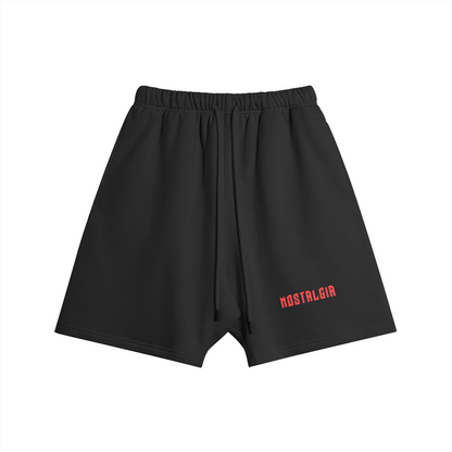 Nostalgia Oversized Shorts - Red