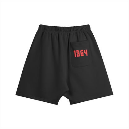 Nostalgia Oversized Shorts - Red